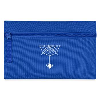 Spider - spiders - spider owner - spider web - Pencil Case - royal blue - Front