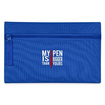 My pen is bigger than yours - Pencil Case - royal blue - Front