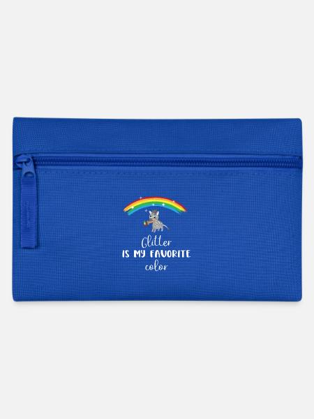 Zebra - Zebras - Zebrafan - LGBT - Glitzer - Federtasche - Royalblau