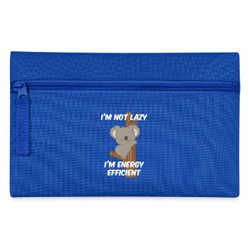 Koala - Koalas - Koala T-Shirt - Faulbär - Faul - Federtasche - Royalblau - Vorne