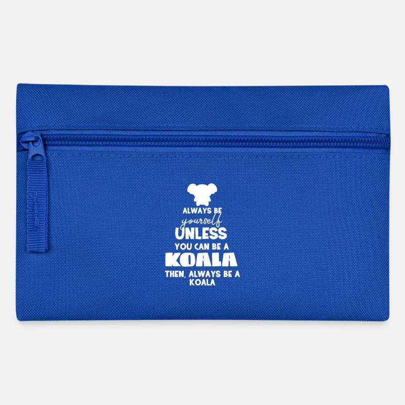 Koala - Koalas - Koala T-Shirt - Be Yourself - Federtasche - Royalblau