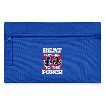 Boxen niedliches cooles Geschenk - Federtasche - Royalblau - Vorne