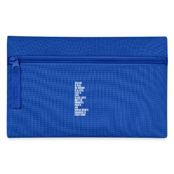 Droits de l’homme Répression Du racisme - Trousse - bleu royal - Devant