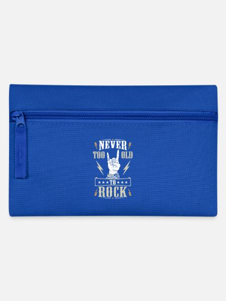 Never Too Old To Rock - Federtasche - Royalblau
