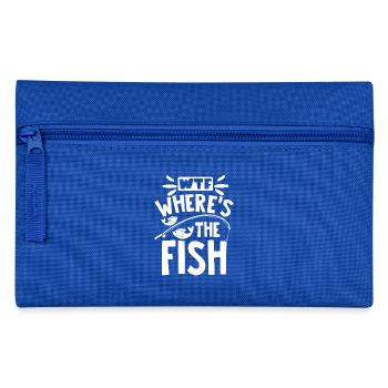 fishing - Pencil Case - royal blue - Front
