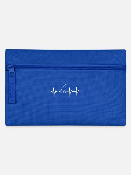 Angeln - Federtasche - Royalblau