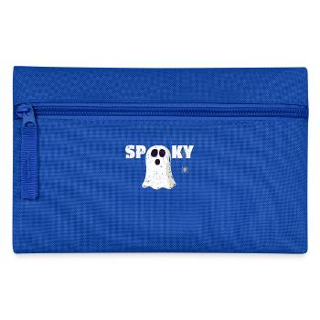 Ghosts - Spooky - Pencil Case - royal blue - Front