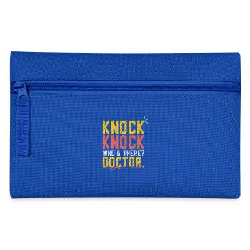 Rescue Service Gift Knock Knock Doctor - Pencil Case - royal blue - Front