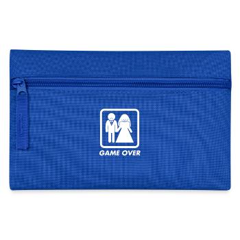 game over - bachelorette shirt - Federtasche - Royalblau - Vorne