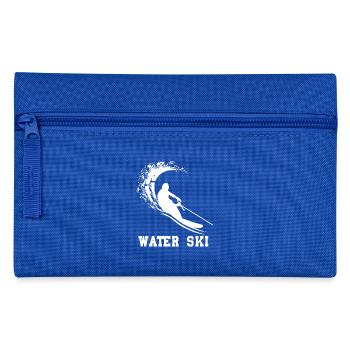 Wasserski Hobby schönes cooles Geschenk - Federtasche - Royalblau - Vorne