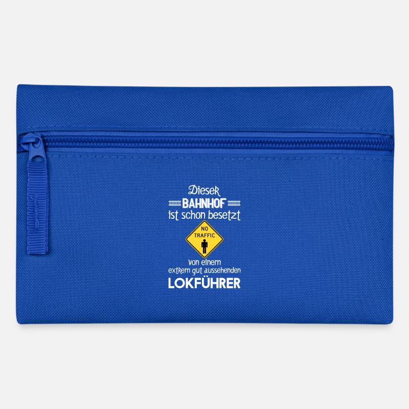 Dieser Bahnhof ist schon besetzt - Federtasche - Royalblau
