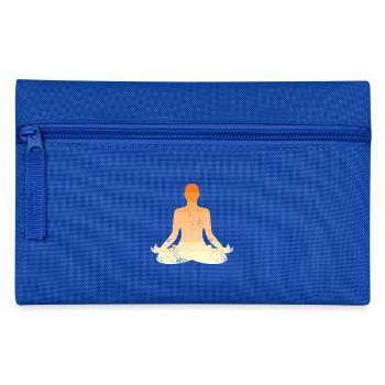 Yoga Méditation Pilates Wellness Esprit - Trousse - bleu royal - Devant