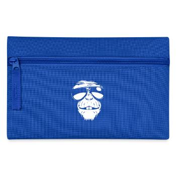 Monkey Sunglasses Summer Sun Cool - Pencil Case - royal blue - Front