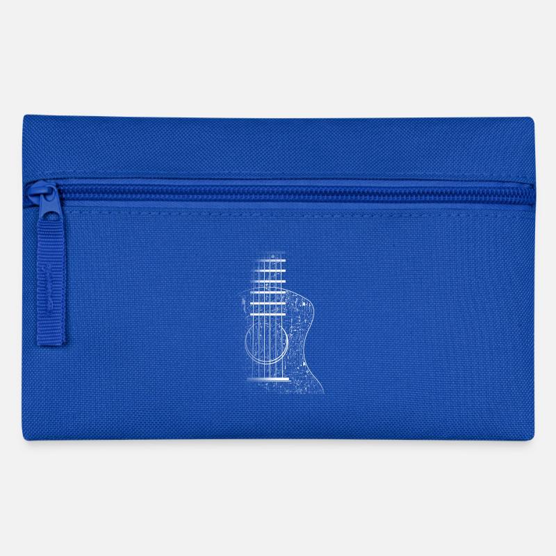Vintage Gitarre Lake Shadow Band Musiker Geschenkidee - Federtasche - Royalblau