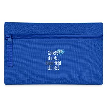 Scheiss da nix Bayern - Federtasche - Royalblau - Vorne
