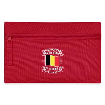 Allez à la Belgique ! - Trousse - rouge - Devant