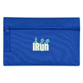 iRun Jogging Runner Marathon Gift Athlete - Pencil Case - royal blue - Front