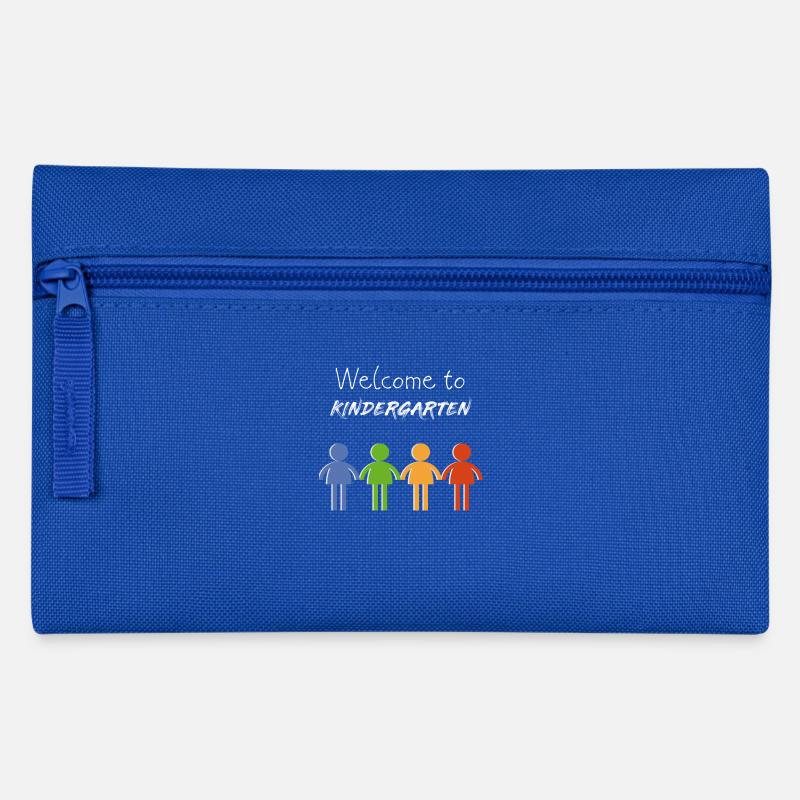 Kinder Babysprüche Kindergarten - Federtasche - Royalblau