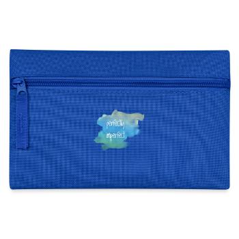 perfectly imperfect - Pencil Case - royal blue - Front