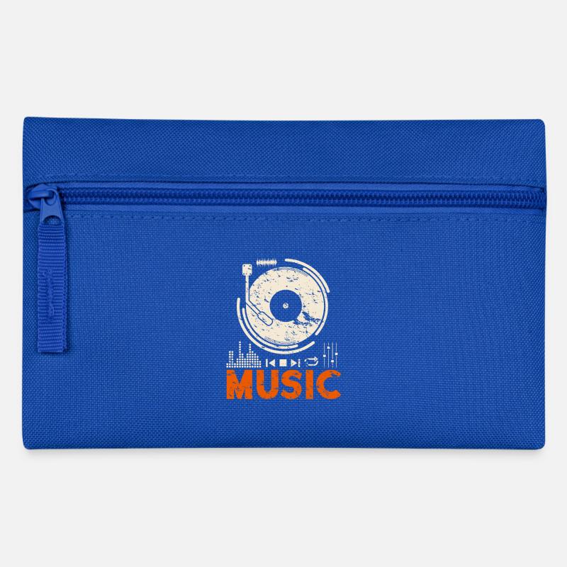 Music Music Schallplattenspieler DJ Geschenk - Federtasche - Royalblau