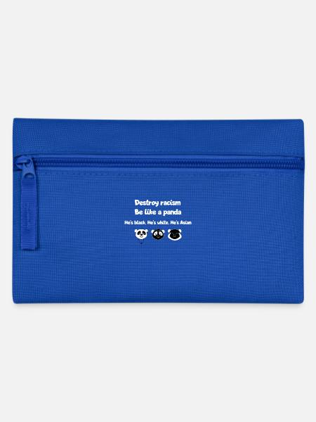 Panda Pandabär gegen Rassismus Antisemitismus - Federtasche - Royalblau