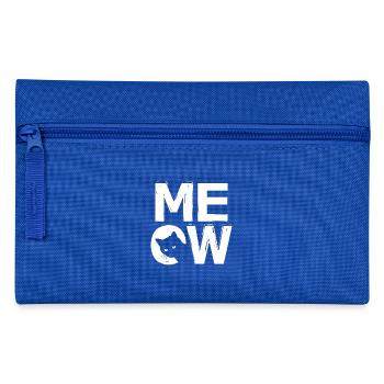 MEOW - conception de chat - Trousse - bleu royal - Devant