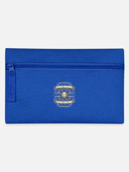Elevate Your Mind Elevate Ihr Spiel Disc Golf - Federtasche - Royalblau