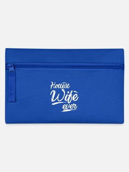 HOTTEST WIFE EVER - HEIßE EHEFRAU - Federtasche - Royalblau