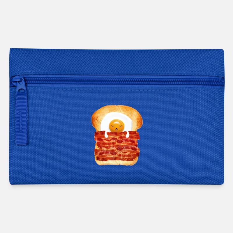 Ei, Speck & Toast - Federtasche - Royalblau
