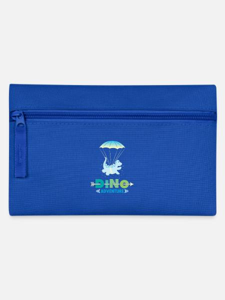 children Dino - Pencil Case - royal blue