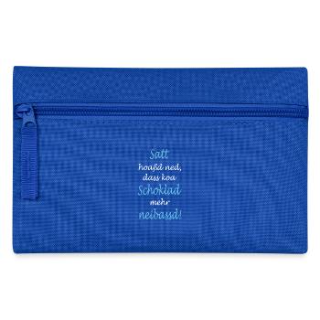 Dicton bavarois - Trousse - bleu royal - Devant
