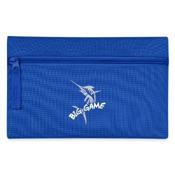 Angeln Fischen Big Game Marlin Geschenk - Federtasche - Royalblau - Vorne