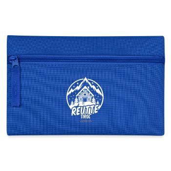 Reutte Tirol Austria Ski Resort T Shirt Design - Federtasche - Royalblau - Vorne