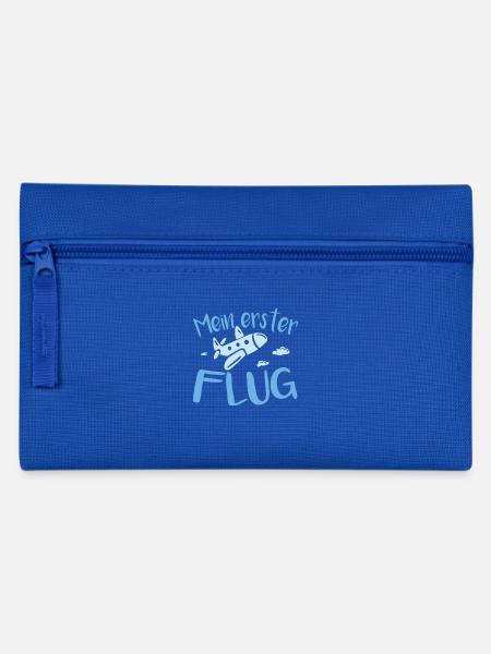 Mein Erster flug - Federtasche - Royalblau
