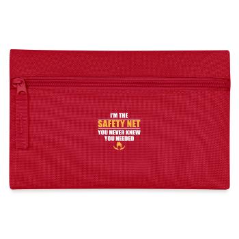 Insurance Agent Safety Net Funny Life Insurance - Pencil Case - red - Front