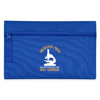 Histology Mom like regular Mom But cell-sational - Federtasche - Royalblau - Vorne