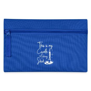 This is my candle making - Pencil Case - royal blue - Front
