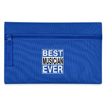 Best Musician Ever Musician Gift - Pencil Case - royal blue - Front