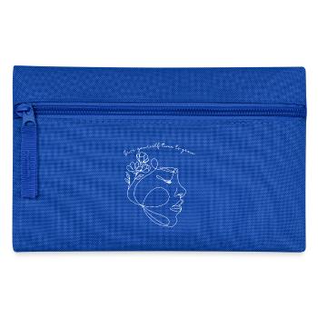 Donnez-vous le temps de grandir - Trousse - bleu royal - Devant