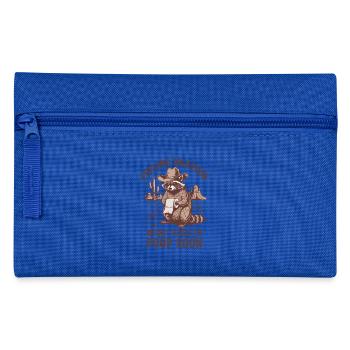 Reizdarmsyndrom Cowboy Waschbär Cowboy - Federtasche - Royalblau - Vorne