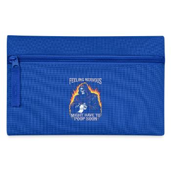 Intestin irritable Syndrom Faucheur IBS Goth Caca Humour - Trousse - bleu royal - Devant