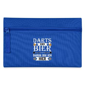 Fléchettes et bière uniquement pour les vrais gagnants - Trousse - bleu royal - Devant