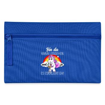 Escalade de toute façon Plan de travail 1 copie - Trousse - bleu royal - Devant
