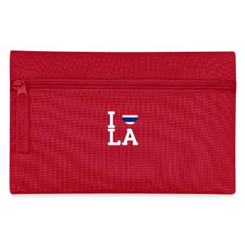 I love LA Cool Wrong Flag Thaliand Lover Amerika - Federtasche - Rot - Vorne