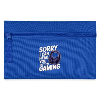 Désolé, je peux vous entendre mais je joue jeu gamer - Trousse - bleu royal - Devant