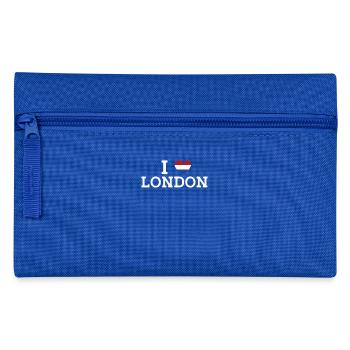 I Love London Cool Wrong Flag Netherlands Lover - Pencil Case - royal blue - Front
