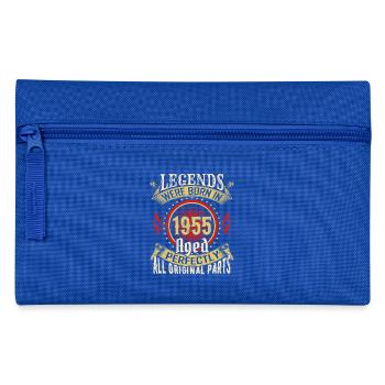 Des légendes sont nées en 1955 Vieillis parfaitement millésimés - Trousse - bleu royal - Devant