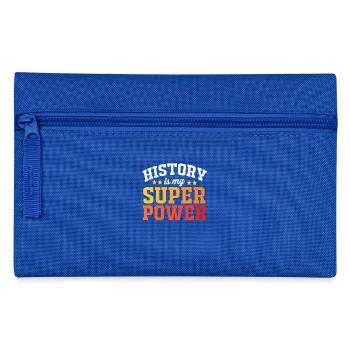 Geschichte Historiker Historisch - Federtasche - Royalblau - Vorne