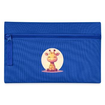 Giraffe for children - Pencil Case - royal blue - Front