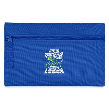 My controller controls my life - Pencil Case - royal blue - Front